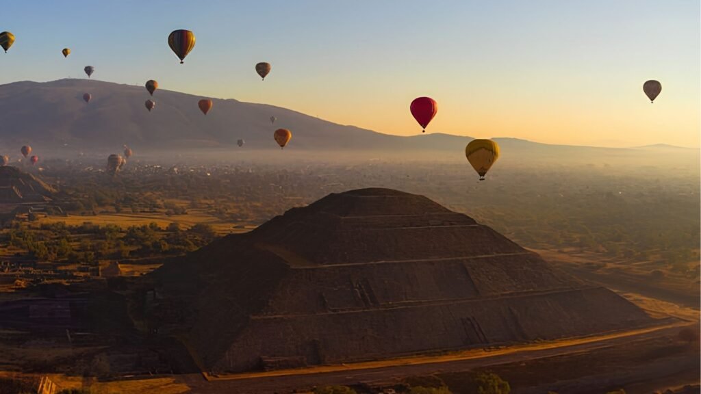 Teotihuacan depuis les airs
